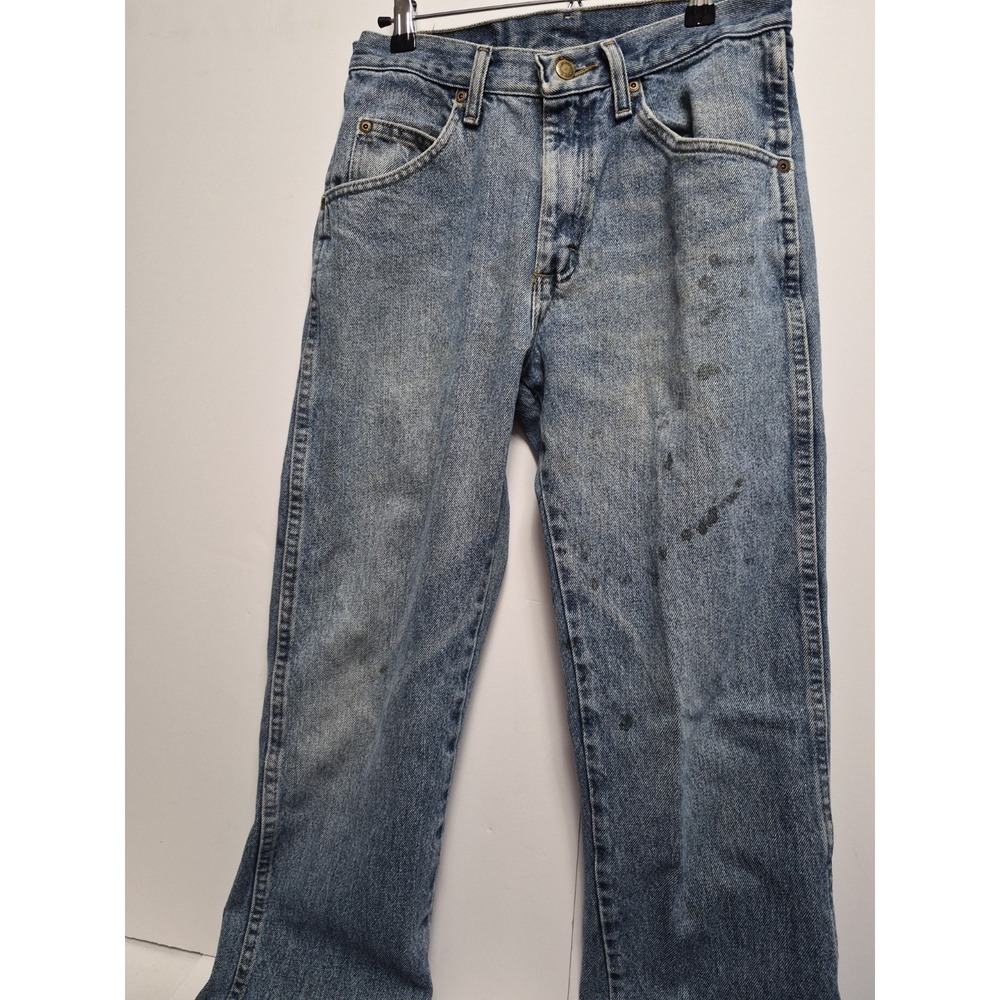 Wrangler Retro Cowboy Cut jeans 29x32 Staind On Front And Back See Pic WORK PANT
